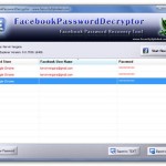 Facebook Password Decryptor