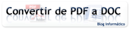 Convertir de PDF a Doc