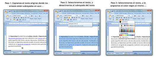 Eliminar hipervícunlos de documentos Word