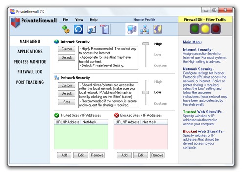 Seguridad Informática en Windows - Private Firewall