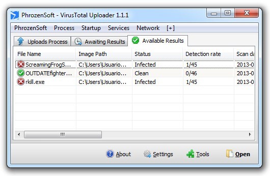 Virustotal не работает в windows xp