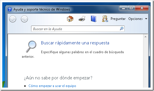 Ayuda de Windows.