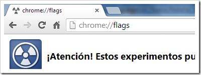 Chrome flags.