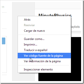 Ver codigo fuente