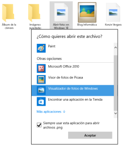 Abrir fotos en Windows 10 - 2